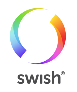 Swish-logotyp i RGB från Trycktema – accepterad betalningsmetod