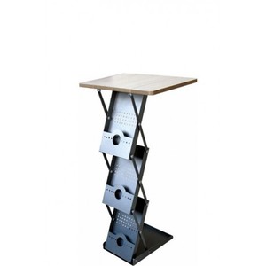 Broschyrställ med bord