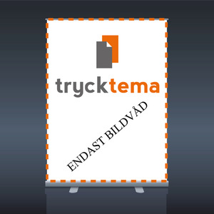 Ny bildvåd till bredaste rollupen 150 × 200 cm – byt motiv utan kassett