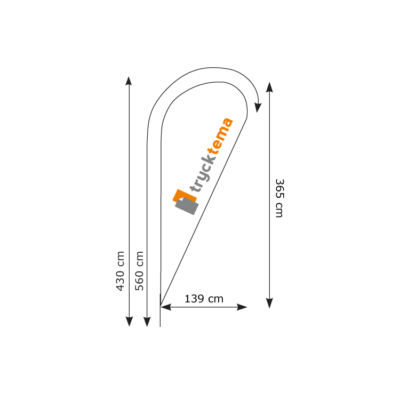Extra-stor-böjd-beachflagga